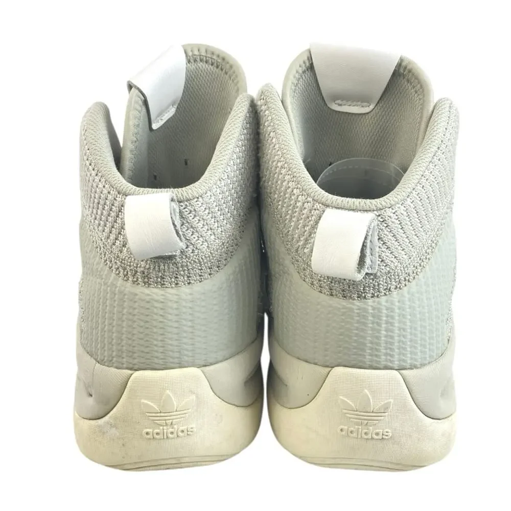 Adidas Crazy 8 ADV Men's Gray High Top Knit Athletic Running Sneakers Shoes 12